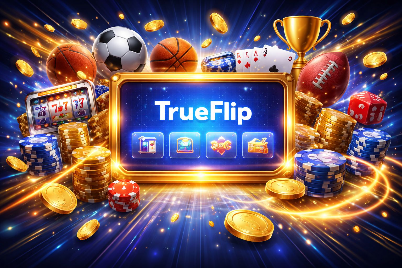 Jugador de TrueFlip preparándose para comenzar una sesión de juego